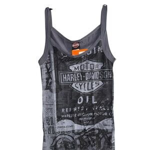 NWT Harley-Davidson Gray Graphic Tank Top Size Large
